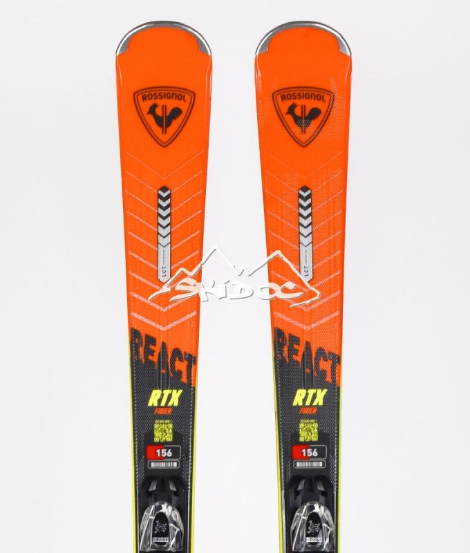 Ski TEst Rossignol React RTX (orange) Ski TEst Rossignol React RTX (orange)