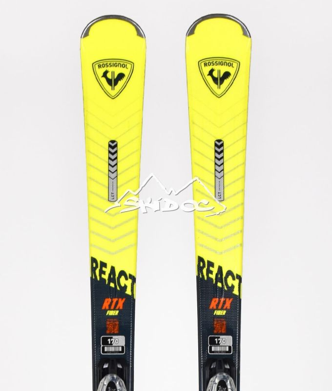 Ski TEst Rossignol React RTX (Jaune) Ski TEst Rossignol React RTX (Jaune)