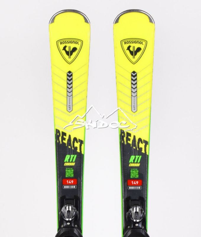 Ski TEst Rossignol React RTi Carbon (jaune) Ski TEst Rossignol React RTi Carbon (jaune)